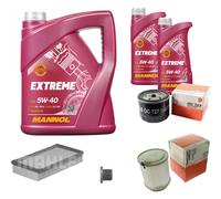 MAHLE Controllo Set 7L MANNOL 5W-40 Extreme Per Renault Kangoo Express D 65