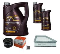 MAHLE Controllo Set 7L MANNOL 5W-40 Extreme Per Renault Twingo II 1.6 RS