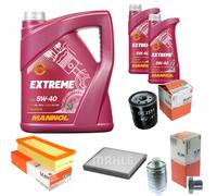 MAHLE Controllo Set 7L MANNOL 5W-40 Extreme Per Rover 25 1.4 16V MG