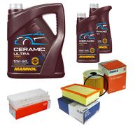 MAHLE Controllo Set 7L MANNOL Ceramic 5W-40 Per Citroën C4 Picasso I 2.0 HDi