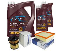 MAHLE Controllo Set 7L MANNOL Ceramic 5W-40 Per Renault Espace IV 3.0 dCi