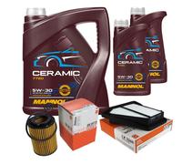 Mahle Controllo Set 7L mannol Ceramica 5W-30 per Honda Cr-V III 2.2i-DTEC 4WD