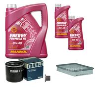 MAHLE Controllo set 7L MANNOL Energia Formule PD 5W-40 per Renault Laguna