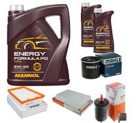 MAHLE Controllo set 7L MANNOL Energia Formule PD 5W-40 per Renault Megane