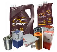 MAHLE Controllo Set 7L MANNOL Energy 5W-30 per VW Lupo 1.7 SDI Polo 64 1.9 D