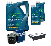 Mahle Controllo Set 7L mannol Molibden Ultra 5W-30 per Kia Ceed 1.6 T-Gdi Gt