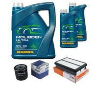 MAHLE Controllo Set 7L MANNOL MOLIBDENO ULTRA 5W-30 Per Toyota Previa 2.4