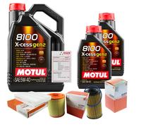 MAHLE Controllo Set 7L MOTUL 8100 X-CESS 5W-40 Per Alfa Romeo Brera 3.2 JTS