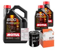 MAHLE Controllo Set 7L MOTUL 8100 X-CESS 5W-40 Per Honda Jazz II 1.3 iDSi