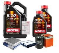 MAHLE Controllo Set 7L MOTUL 8100 X-CESS 5W-40 Per Mitsubishi Outlander III