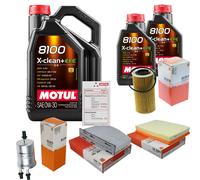 MAHLE Controllo Set 7L MOTUL 8100 X-CLEAN 0W-30 Per Audi A3 Sportback RS3