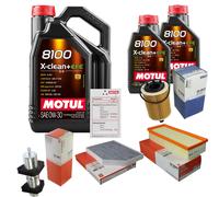 MAHLE Controllo Set 7L MOTUL 8100 X-CLEAN 0W-30 Per Audi A4 Avant 2.0 TDI Q5