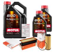 MAHLE Controllo Set 7L MOTUL 8100 X-CLEAN 0W-30 Per BMW X6 M50D