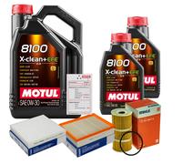 MAHLE Controllo Set 7L MOTUL 8100 X-CLEAN 0W-30 Per Mercedes-Benz X-Klasse