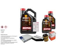 MAHLE Controllo Set 7L MOTUL 8100 X-CLEAN EFE 5W-30 Per Honda CR-V III