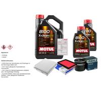 MAHLE Controllo Set 7L MOTUL 8100 X-CLEAN EFE 5W-30 Per Infiniti Q50