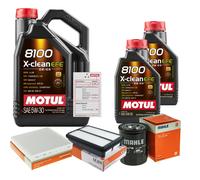 MAHLE Controllo Set 7L MOTUL 8100 X-CLEAN EFE 5W-30 Per Mitsubishi Outlander