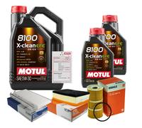 MAHLE Controllo Set 7L MOTUL 8100 X-CLEAN EFE 5W-30 Per Opel Movano B Kasten
