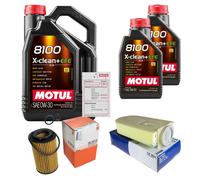 MAHLE Controllo set 7L MOTUL 8100 X-PULIRE 0W-30 per Mercedes-Benz classe E