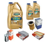MAHLE Controllo Set 7L RAVENOL 5W-40 per Audi TT Roadster 3.2 VR6 quattro