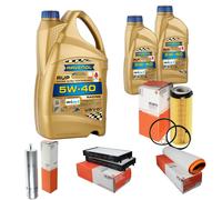 Mahle Controllo Set 7L RAVENOL Racing Ultra 5W-40 Per BMW X5 E70 xDrive30d