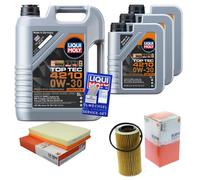 Mahle Controllo Set 8 L Additivo Liqui Moly Top . Tec 4210 0W-30 per Audi Tt 2.0
