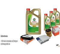 MAHLE Controllo Set 8 L CASTROL 5W-30 M Per Honda CR-V III 2.2I-DTEC 4WD