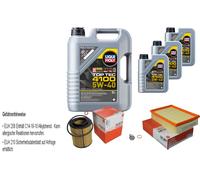 MAHLE Controllo Set 8 L LIQUI MOLY 5W-40 4100 TOP TEC Per BMW X3 xDrive25i