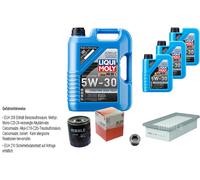 Mahle Controllo Set 8 L Liqui Moly da Molto Tempo 5W-30 per Fiat Tipo 1.6 Ad.es.