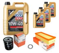 MAHLE Controllo Set 8 L Liqui Moly Leichtlauf 10W-40 Per MG MGF 1.8i 16V