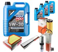 MAHLE Controllo Set 8 L Liqui Moly Longtime 5W-30 Per BMW 3er Touring 325d