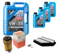 MAHLE Controllo Set 8 L Liqui Moly Longtime 5W-30 Per Honda CR-V II 2.2 CTDI