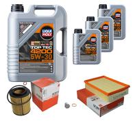 MAHLE Controllo Set 8 L LIQUI MOLY Top Tec 4200 5W-30 Per BMW X3 xDrive30i