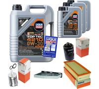 MAHLE Controllo Set 8 L Liqui Moly Top Tec 4210 0W-30 Per Audi A3 Sportback