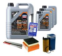 MAHLE Controllo Set 8 L Liqui Moly Top Tec 4210 0W-30 Per BMW 1Er 125D 3
