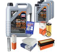 MAHLE Controllo Set 8 L Liqui Moly Top Tec 4210 0W-30 Per BMW 5er Touring