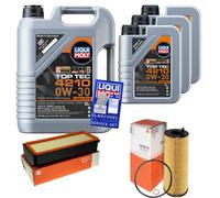 MAHLE Controllo Set 8 L Liqui Moly Top Tec 4210 0W-30 Per BMW X5 M50D 5er