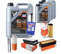 MAHLE Controllo Set 8 L Liqui Moly Top Tec 4210 0W-30 Per BMW X5 M50D X6