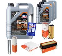 MAHLE Controllo Set 8 L Liqui Moly Top Tec 4210 0W-30 Per BMW X5 M50D X6