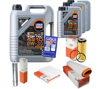 MAHLE Controllo set 8 L Liqui Moly Top Tec 4210 0W-30 per BMW X5 xDrive30d