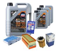 MAHLE Controllo set 8 L Liqui Moly Top Tec 4210 0W-30 per il VW Tiguan 2.0 TDI
