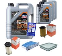 MAHLE Controllo Set 8 L Liqui Moly Top Tec 4210 0W-30 Per VW Caddy Alltrack