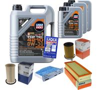 Mahle Controllo Set 8 L Liqui Moly Top Tec 4210 0W-30 per VW Caddy IV Wagon