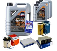 Mahle Controllo Set 8 L Liqui Moly Top Tec 4210 0W-30 per VW Di Touareg 3.0