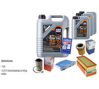 Mahle Controllo Set 8 L Liqui Moly Top Tec 4210 0W-30 per VW Touran Van 1.9
