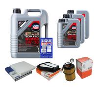 Mahle Controllo Set 8 L Liqui Moly Top Tec 4300 5W-30 per Honda Cr-V III Re