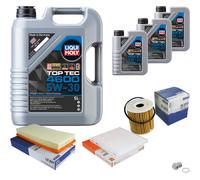 Mahle Controllo Set 8 L Liqui Moly Top Tec 4600 5W-30 per Volvo V40 Combinazione