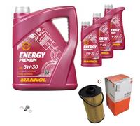 MAHLE Controllo Set 8 L MANNOL 5W-30 Energy Premium Per BMW 8er 850iCi 840i