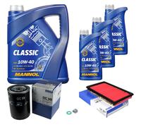 MAHLE Controllo Set 8 L MANNOL Classic 10W-40 Per Nissan Laurel 2.8 D