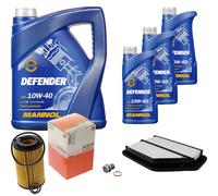 Mahle Controllo Set 8 L mannol Defender 10W-40 per Honda Cr-V II 2.2